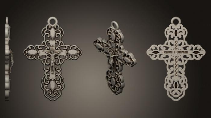 Crosses (KRS_0192) 3D model for CNC machine